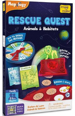 Imaginea produsului 'Joc animale și habitate: Rescue quest'
