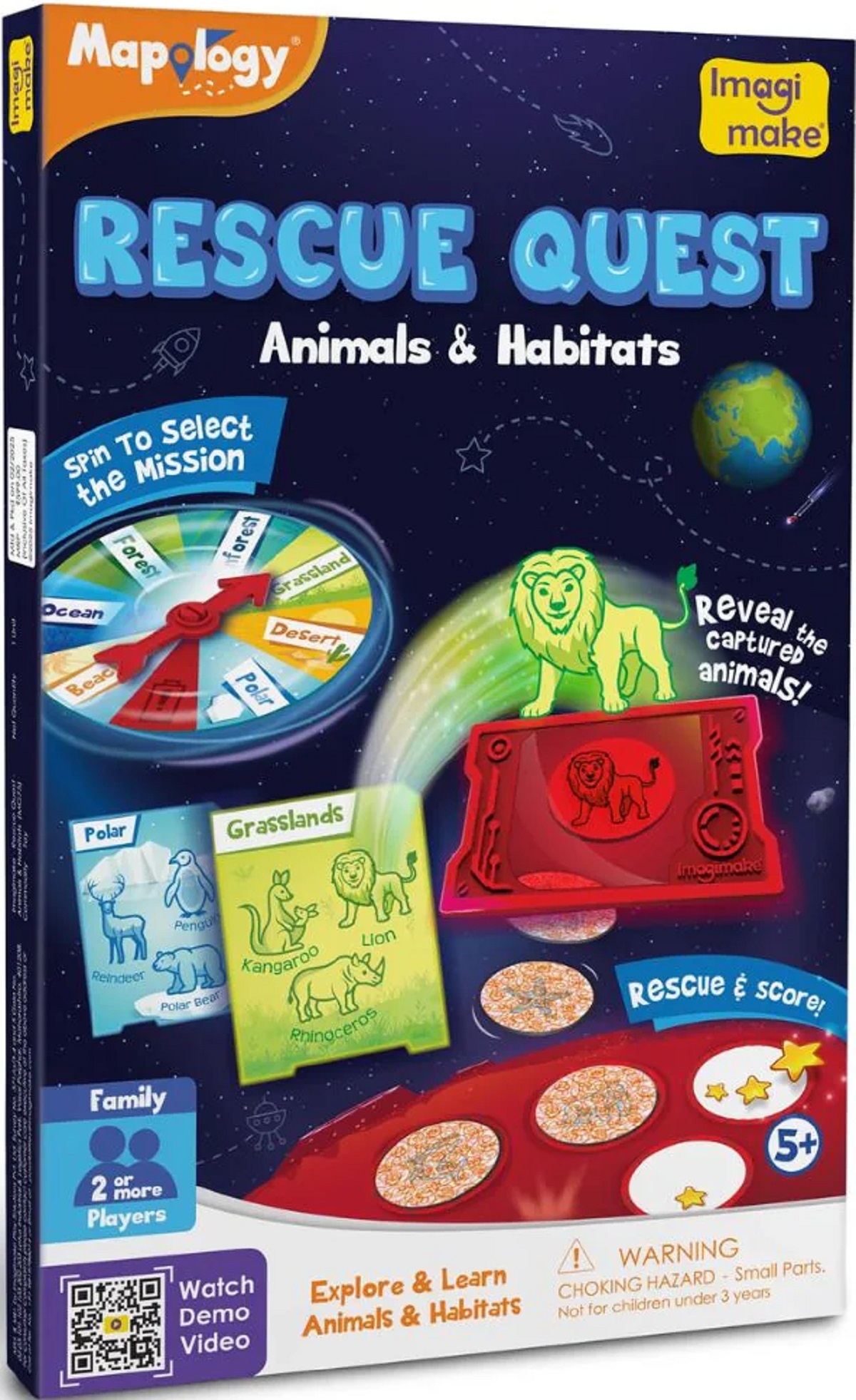 Imaginea produsului 'Joc animale și habitate: Rescue quest'