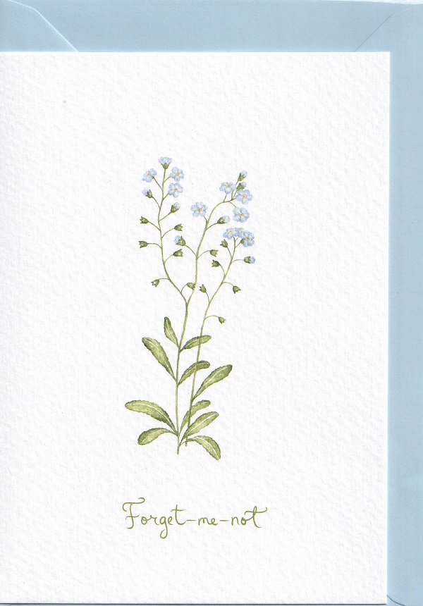Imaginea produsului 'Felicitare: Forget me not. Floare de nu mă uita. Mai Colorat'