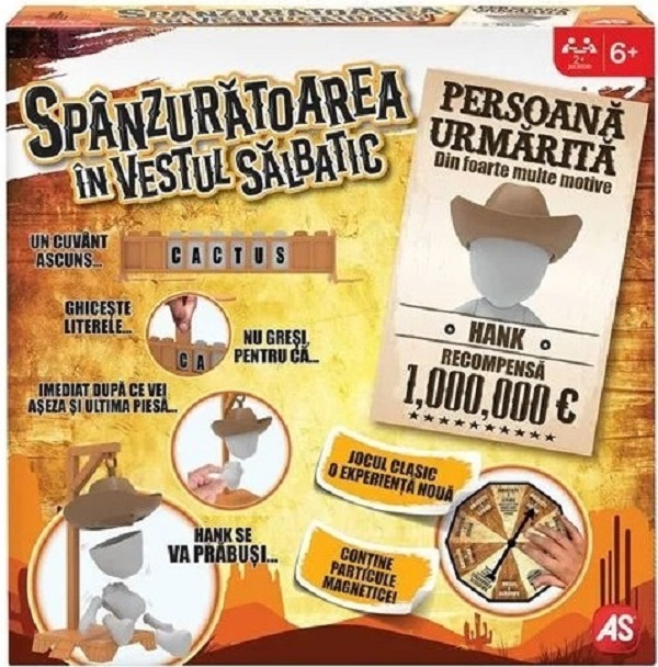 Imaginea produsului 'Joc de societate: Spânzurătoarea în vestul sălbatic'