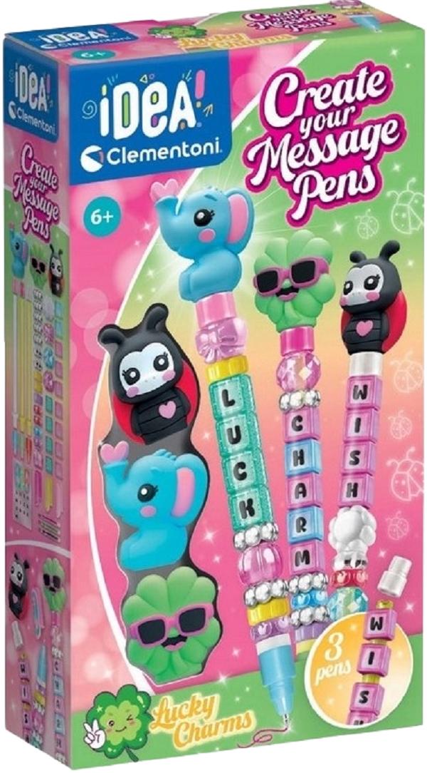 Imaginea produsului 'Set creație 3 pixuri personalizate: Lucky Charms'