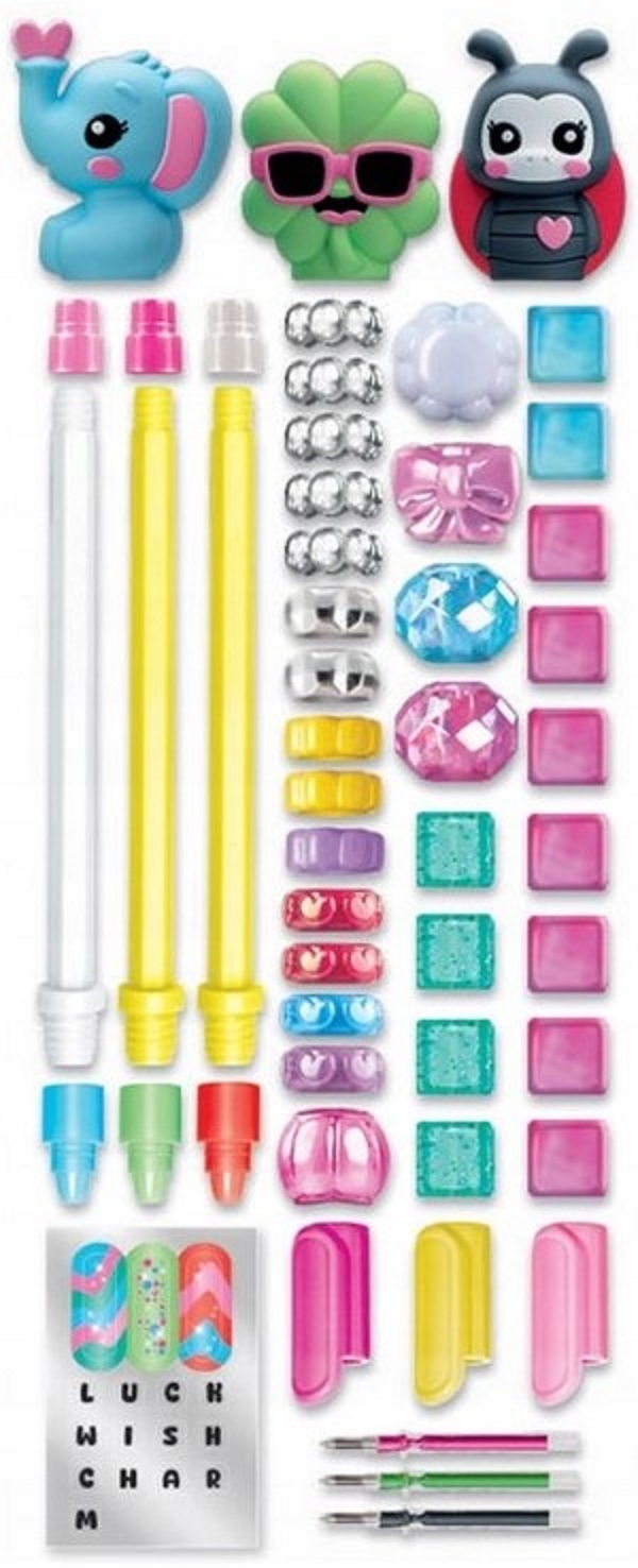 Imaginea produsului 'Set creație 3 pixuri personalizate: Lucky Charms'