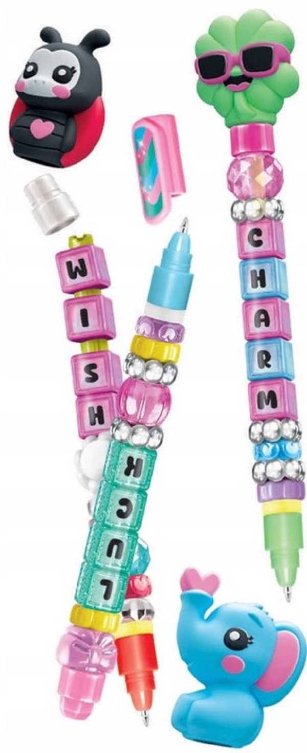 Imaginea produsului 'Set creație 3 pixuri personalizate: Lucky Charms'