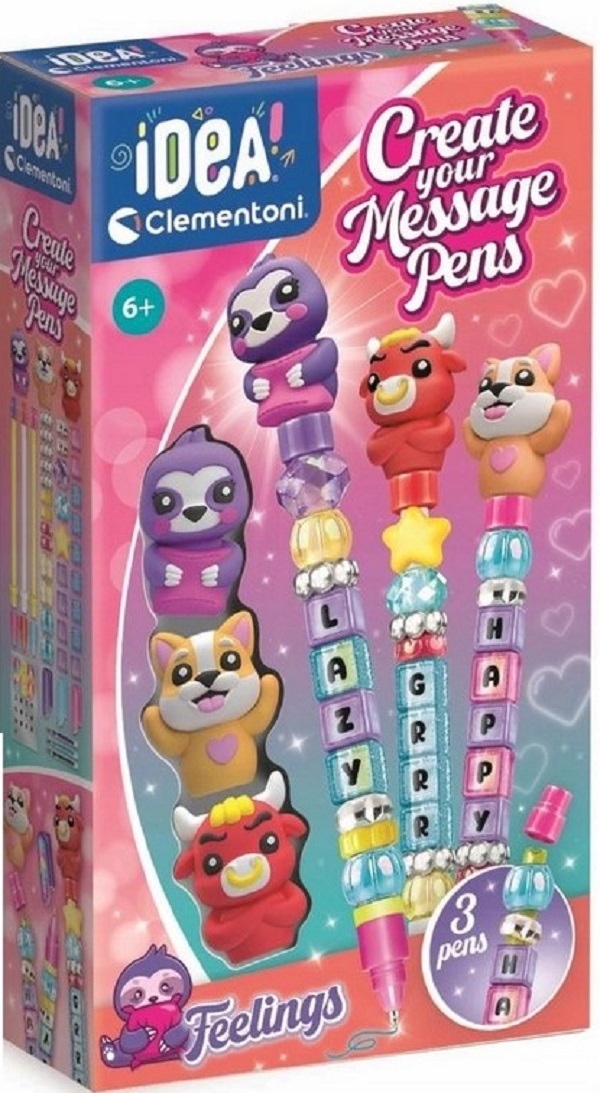 Imaginea produsului 'Set creație 3 pixuri personalizate: Feelings'