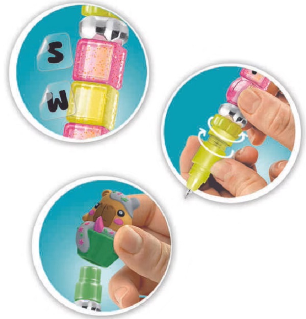 Imaginea produsului 'Set creație 3 pixuri personalizate: Foodies'