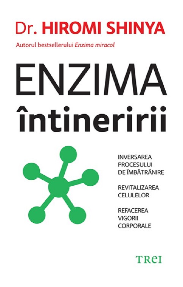 Coperta cărții 'Enzima întineririi - Hiromi Shinya'