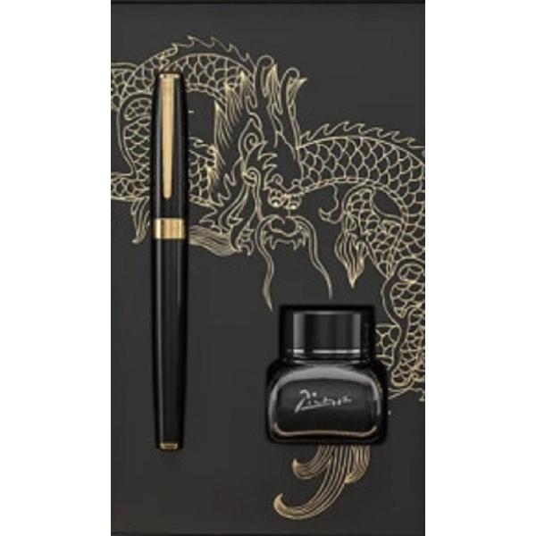 Set Dragon Stilou si calimara cerneala
