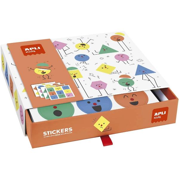 Cutia mea cu stickere: Forme geometrice. Emotii