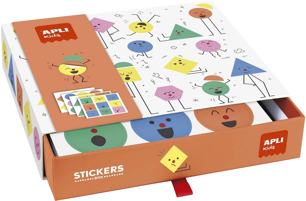 Imaginea produsului 'Cutia mea cu stickere: Forme geometrice. Emotii'