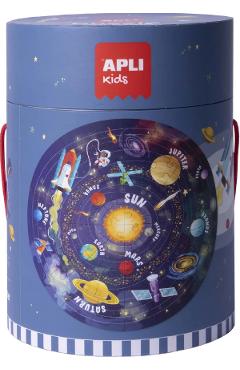 Imaginea produsului 'Puzzle circular 48 piese: Sistemul Solar'