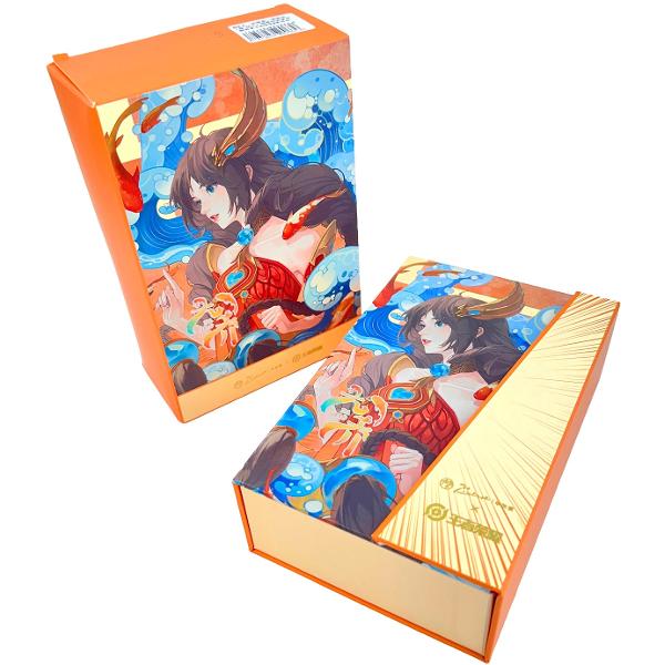 Set Stilou portocaliu + 2 cartuse + semn carte magnetic