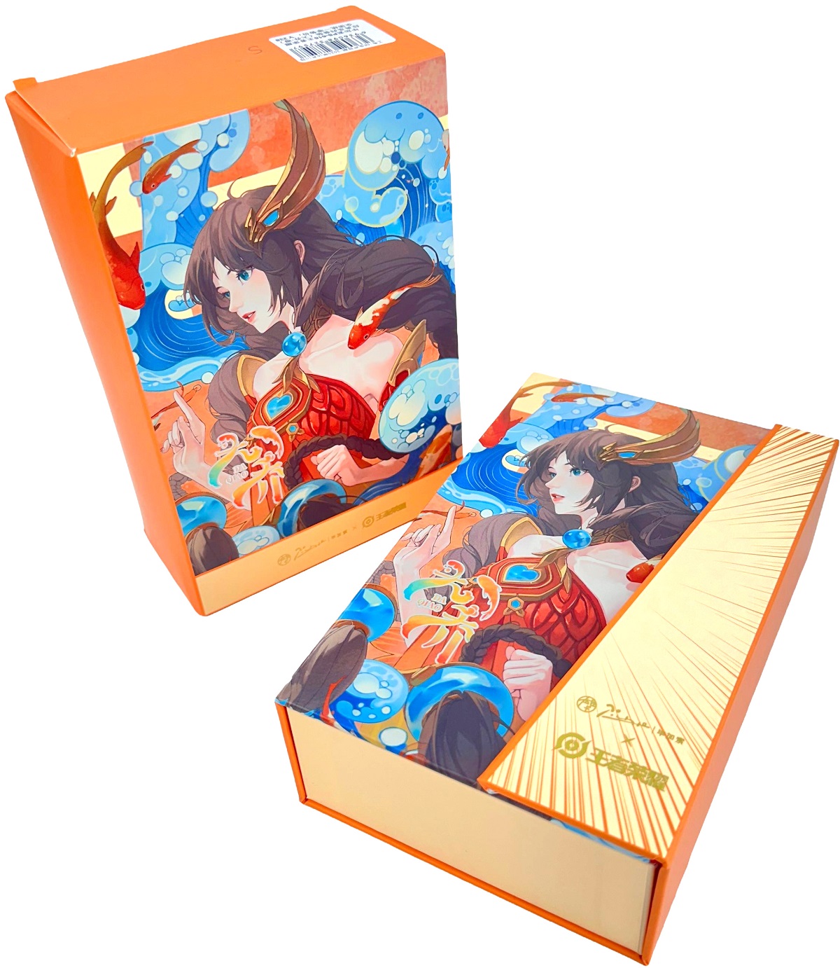 Imaginea produsului 'Set Stilou portocaliu + 2 cartușe + semn de carte magnetic'