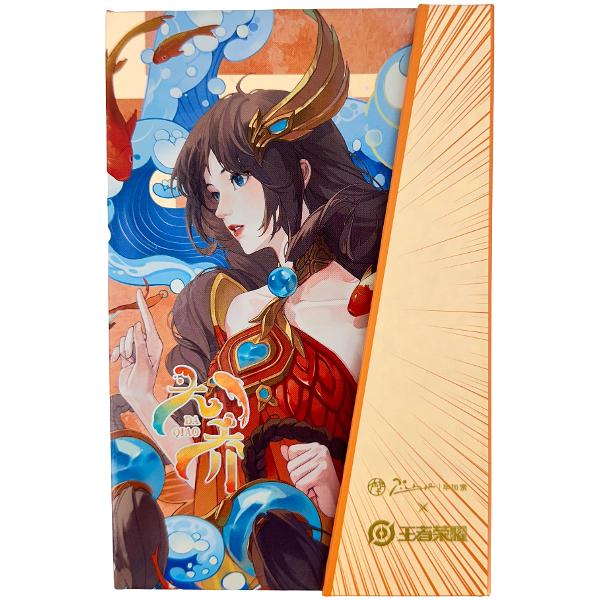 Set Stilou portocaliu + 2 cartuse + semn carte magnetic