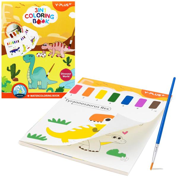 Coperta cărții 'Carte de activități 3 în 1. Dinosaur World'