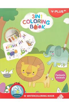 Coperta cărții 'Carte de activități 3 în 1. Fantastic Animals'