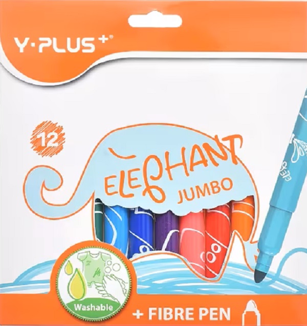 Imaginea produsului 'Set 12 carioci Jumbo. Elephant'