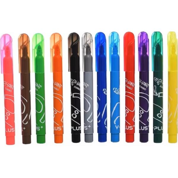 Set 12 carioci Jumbo. Elephant