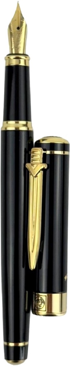 Imaginea produsului 'Set Stilou cavaler negru cu suport tip cavaler'