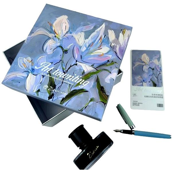 Set Azure: Stilou turcoaz + calimara