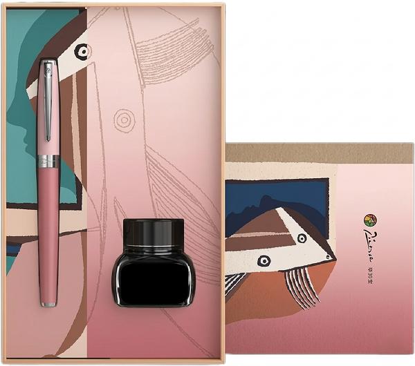 Imaginea produsului 'Set: Stilou Morandi Roz și călimara cerneală'