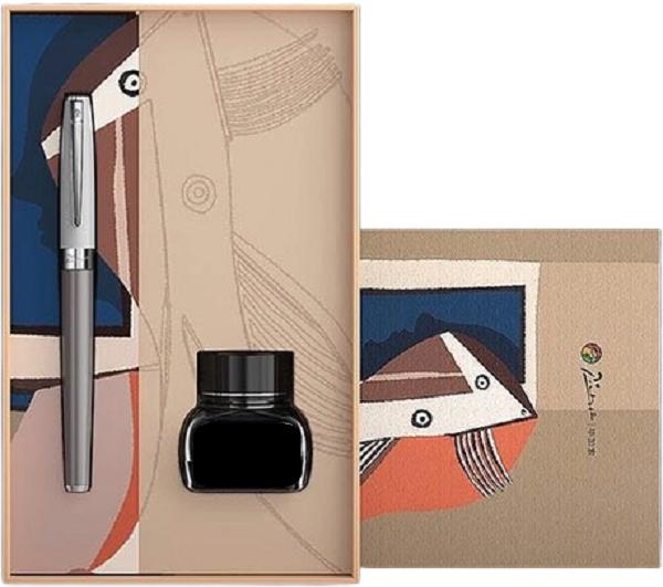 Set: Stilou Morandi Gri + calimara cerneala