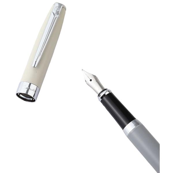 Set: Stilou Morandi Gri si calimara cerneala