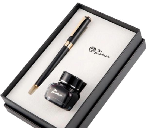 Imaginea produsului 'Set Stilou Polo negru + călimară cerneală'