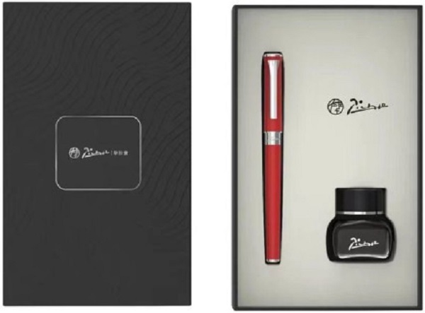 Imaginea produsului 'Set Stilou Polo roșu + călimară cerneală'