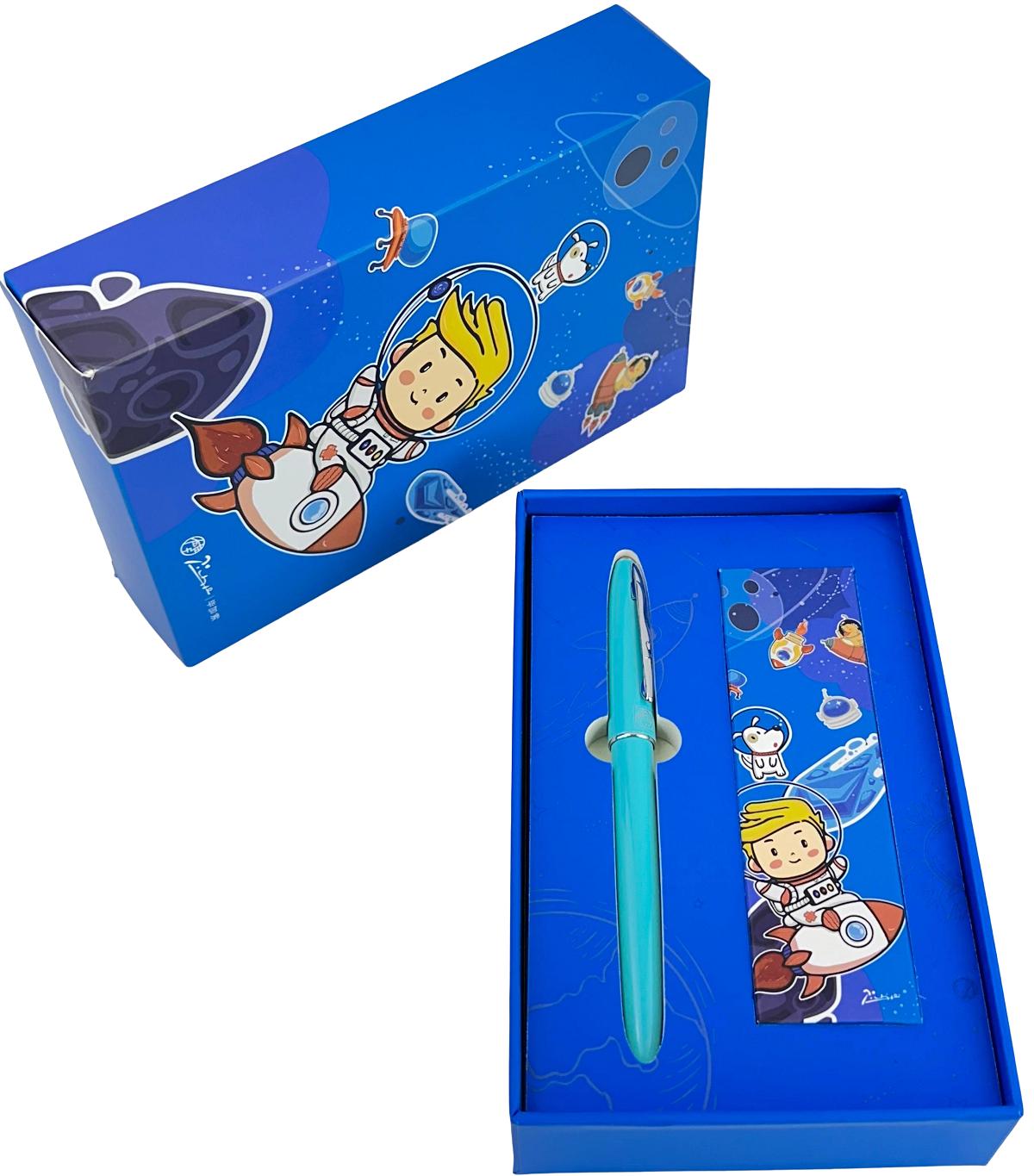 Imaginea produsului 'Set Stilou + 6 cartușe. Space Flight turcoaz'