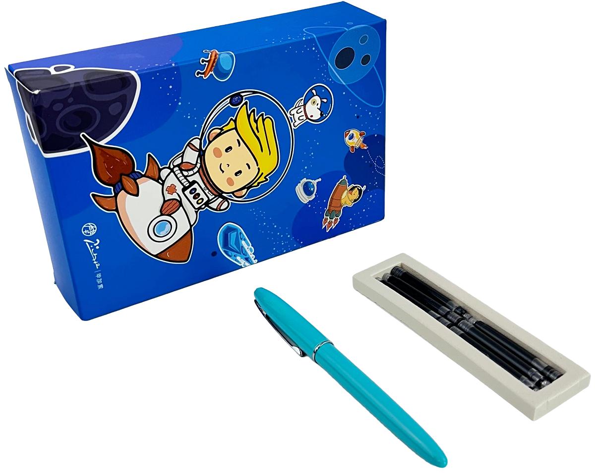 Imaginea produsului 'Set Stilou + 6 cartușe. Space Flight turcoaz'