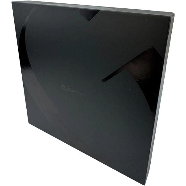 Set stilou negru + calimara + etui piele