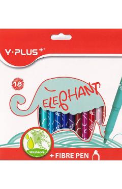 Imaginea produsului 'Set 18 carioci Super Washable Elephant'