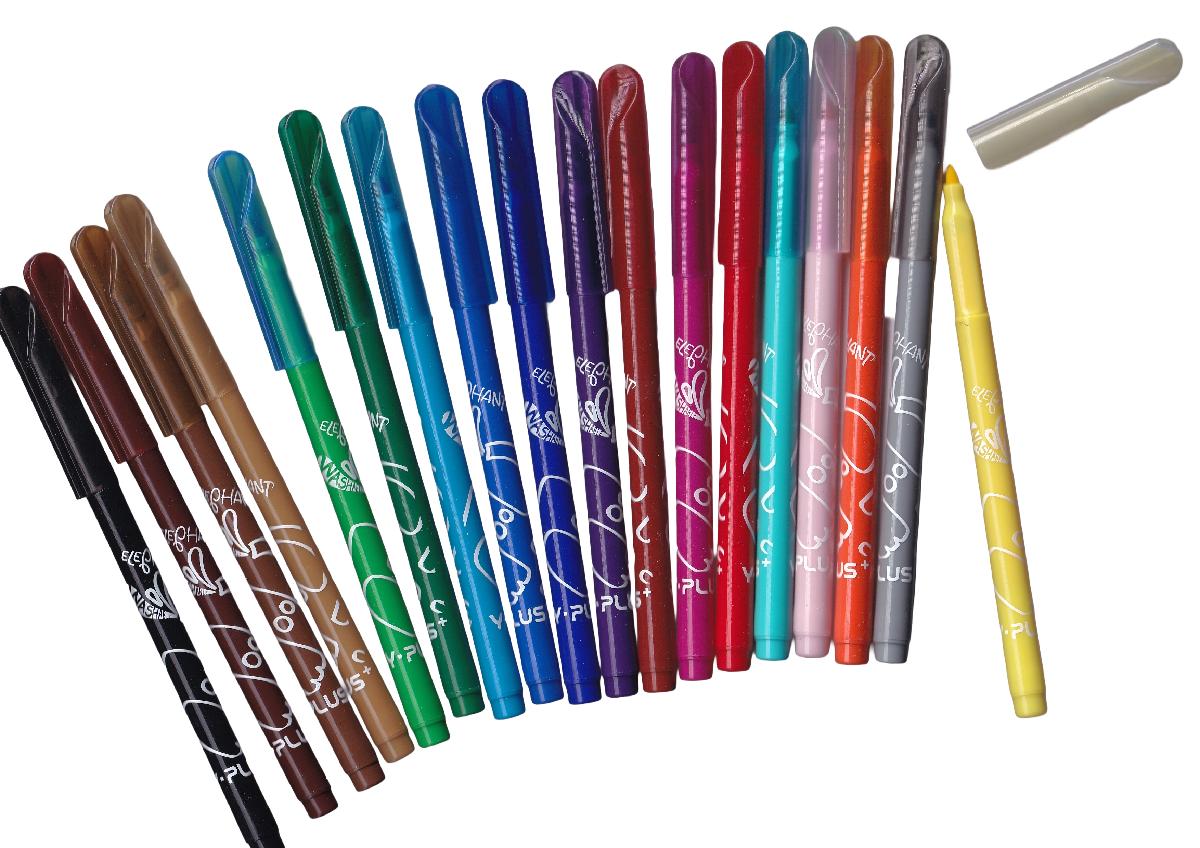 Imaginea produsului 'Set 18 carioci Super Washable Elephant'