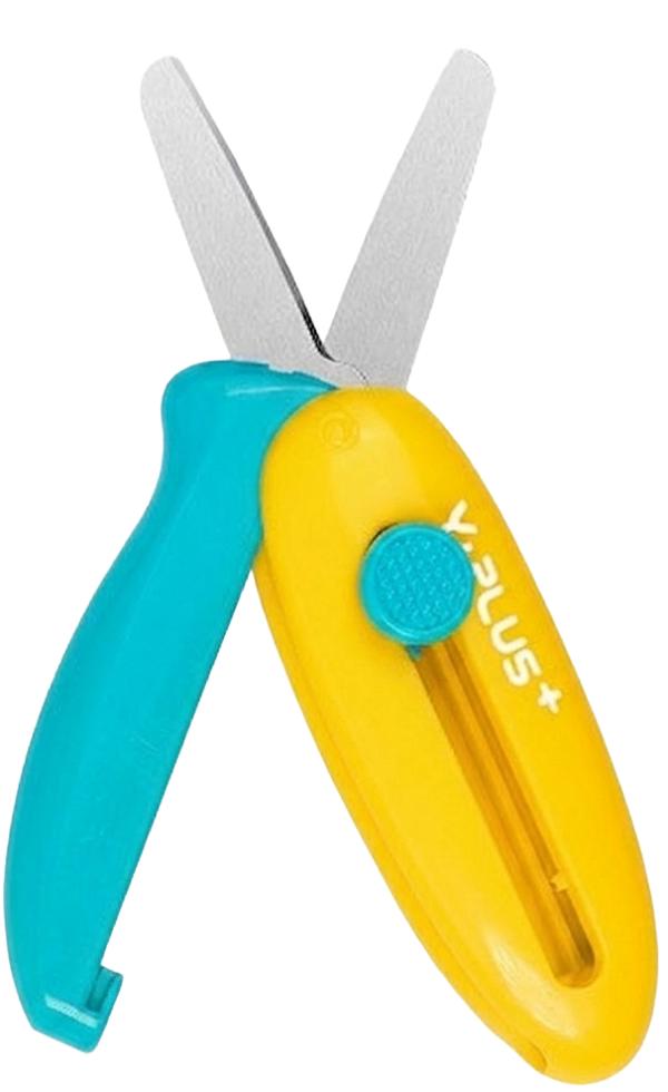 Imaginea produsului 'Foarfecă retractabilă. Galben-turcoaz'