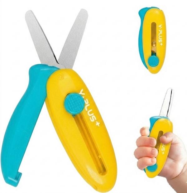 Imaginea produsului 'Foarfecă retractabilă. Galben-turcoaz'