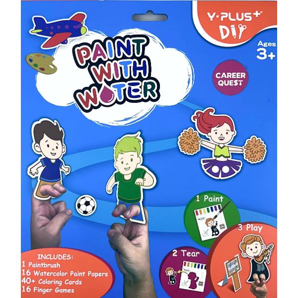 Carte activitati. Paint with water. Career Quest