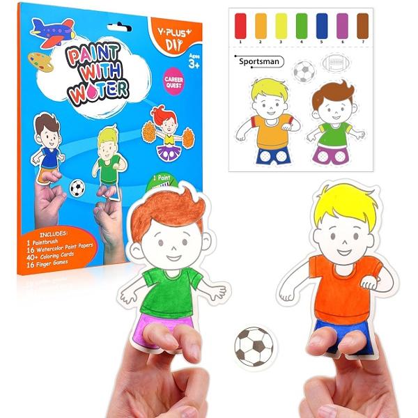 Carte activitati. Paint with water. Career Quest