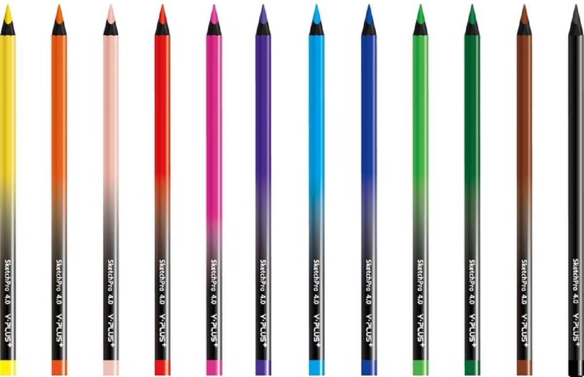 Imaginea produsului 'Set 12 + 2 creioane colorate. Sketchpro'