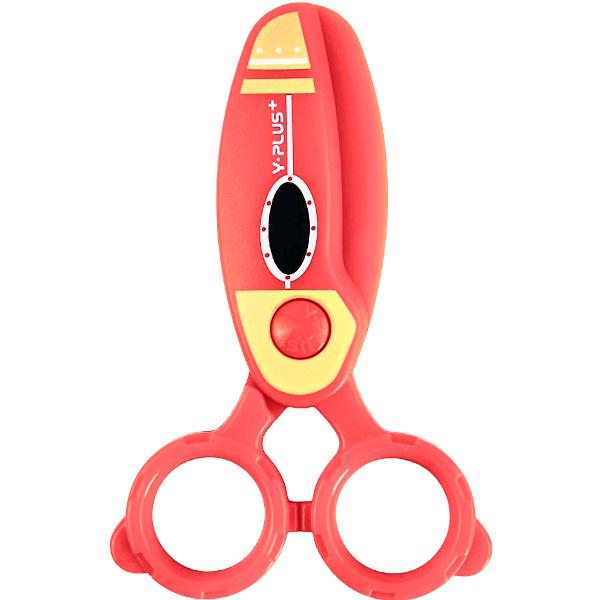 Foarfeca portocalie Rocket cu varf rotunjit