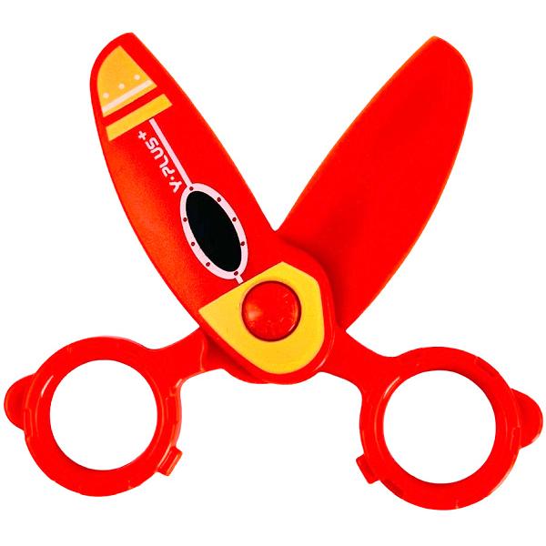 Foarfeca portocalie Rocket cu varf rotunjit