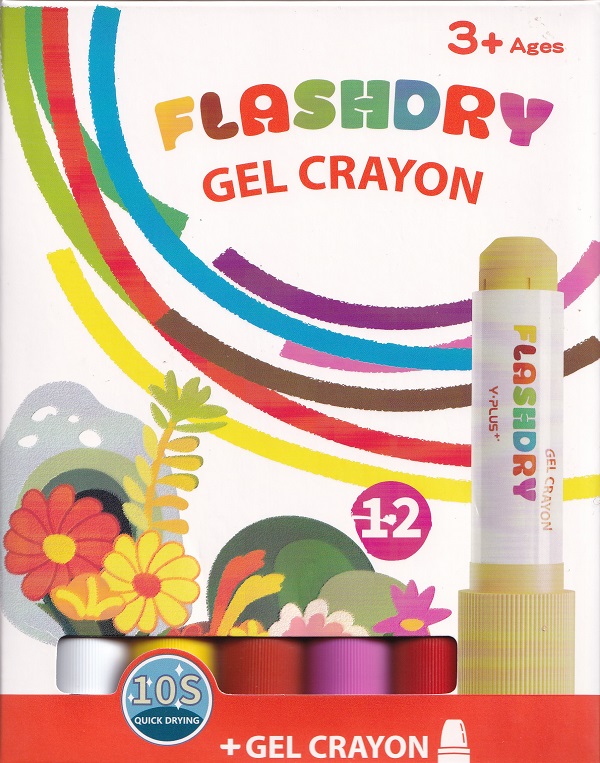 Imaginea produsului 'Set 12 creioane colorate. Tip gel Flashdry'