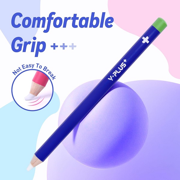 Imaginea produsului 'Set 3 radiere tip creion albastru + ascuțitoare'