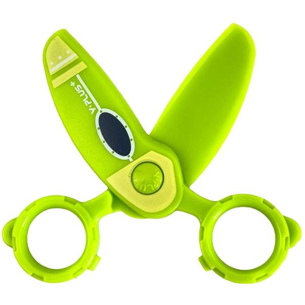 Foarfeca verde Rocket cu varf rotunjit