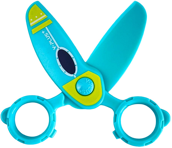Imaginea produsului 'Foarfecă albastră Rocket cu vârf rotunjit'