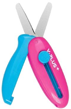 Imaginea produsului 'Foarfecă retractabilă. Roz-albastru'