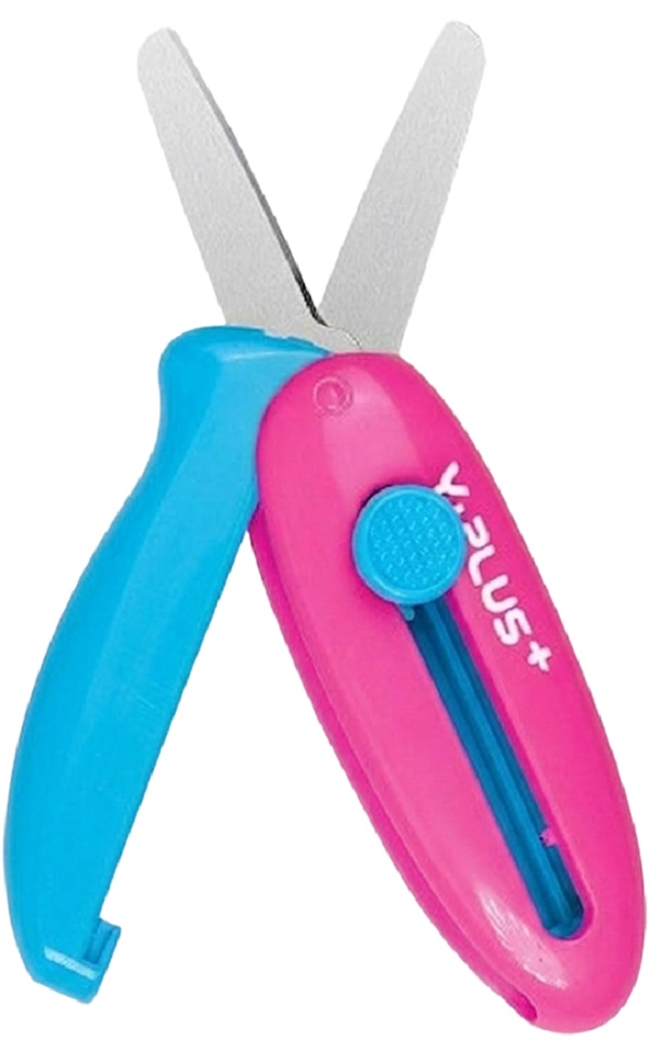 Imaginea produsului 'Foarfecă retractabilă. Roz-albastru'