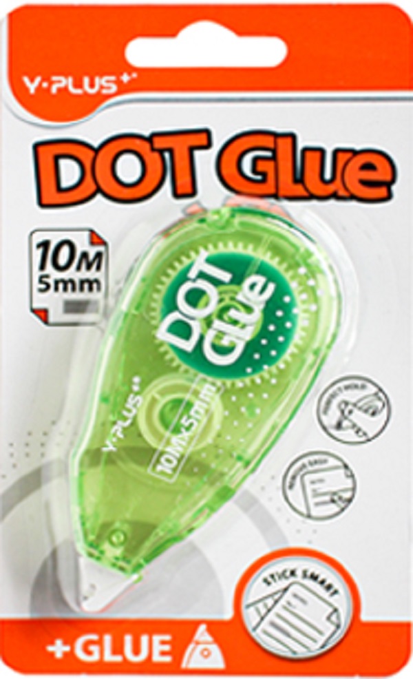 Lipici banda. Dot glue. Verde