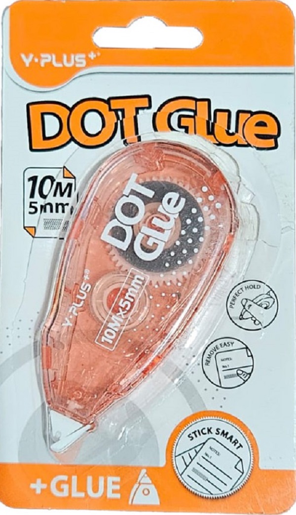 Lipici banda. Dot glue. Roz