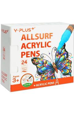 Imaginea produsului 'Set 24 markere acrilice. Allsurf'