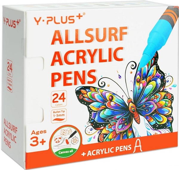 Imaginea produsului 'Set 24 markere acrilice. Allsurf'